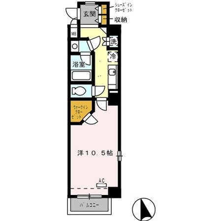 砂田橋駅 徒歩1分 5階の物件間取画像